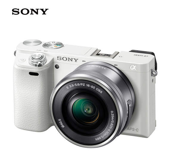索尼（SONY）ILCE-6000L&nbsp;APS-C微单数码相机标准套装&nbsp;白色